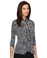 Alex Evenings Printed Jacket and Top Set, Regular & Petite Sizes
