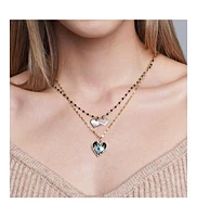 The Lovery Mother of Pearl Heart Charm 14K Gold