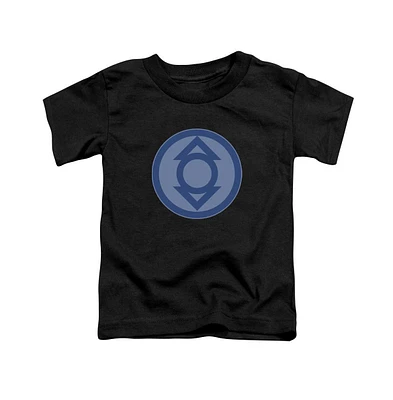 Green Lantern Baby-Girls Indigo Symbol Short Sleeve Toddler Tee / T-Shirt