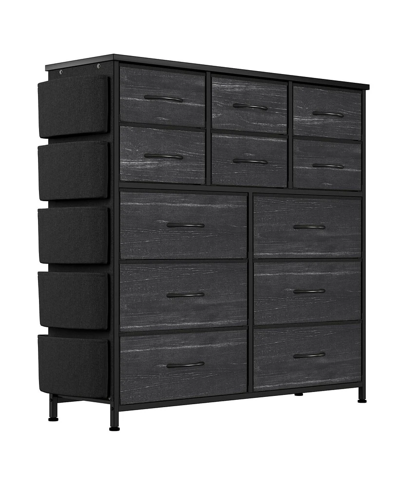 gaomon 12 Drawer Dresser for for Bedroom, Fabric Dressers & Chest of Drawers