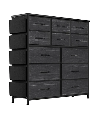 gaomon 12 Drawer Dresser for for Bedroom, Fabric Dressers & Chest of Drawers