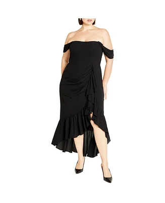 City Chic Plus Rosabella Maxi Dress