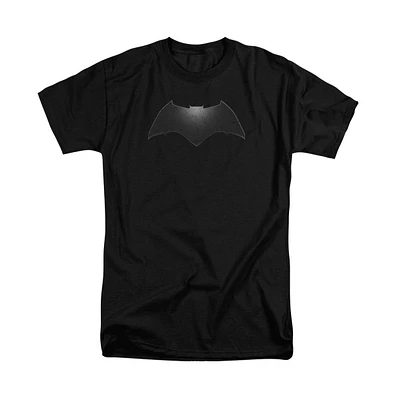 Batman V Superman Mens Beveled Bat Logo Short Sleeve Adult Tall Tee / T-Shirt