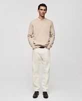 Mango Men's Slim-Fit Merino Wool Sweater