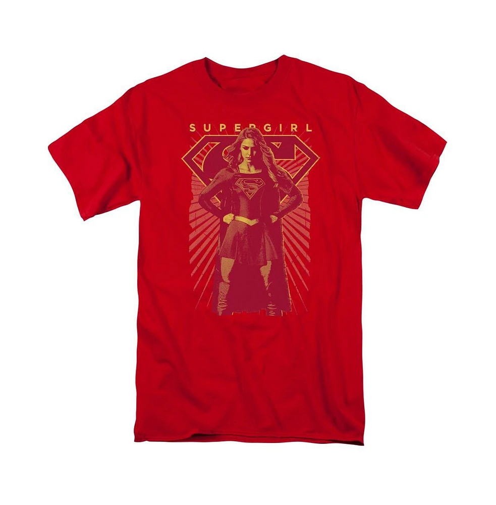 Supergirl Mens Ready Set Short Sleeve Adult Tee / T-Shirt