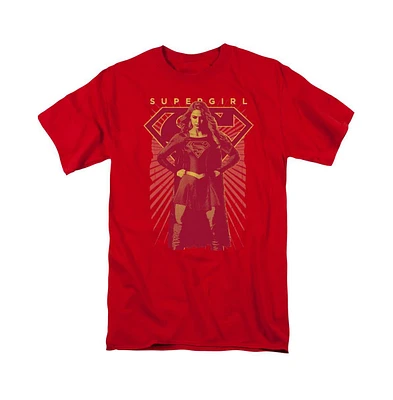 Supergirl Mens Ready Set Short Sleeve Adult Tee / T-Shirt