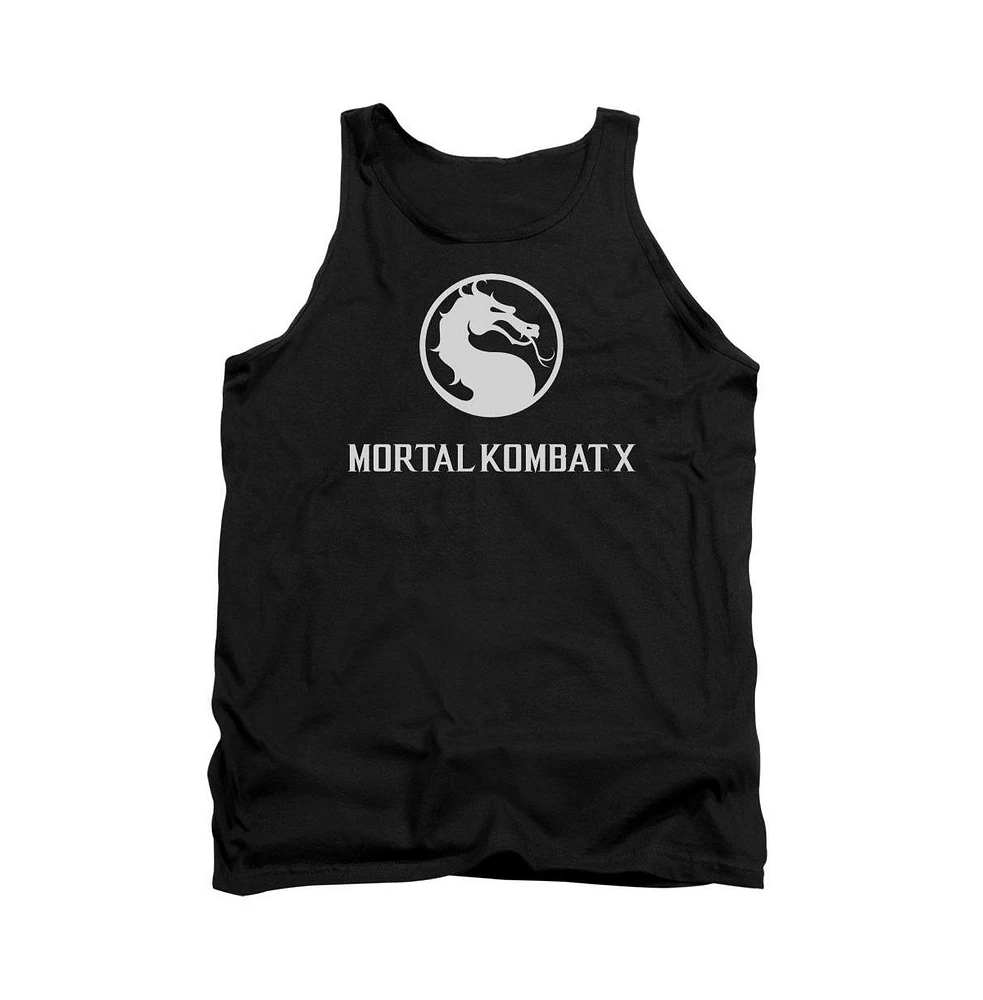 Mortal Kombat X Mens Dragon Logo Adult Tank Top
