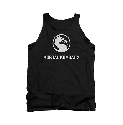 Mortal Kombat X Mens Dragon Logo Adult Tank Top