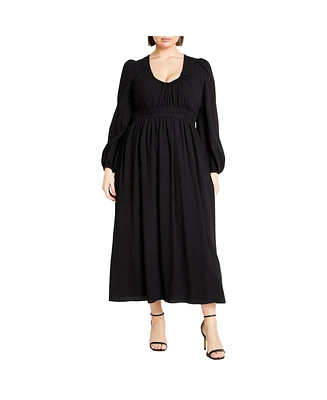 City Chic Plus Keyla Maxi Dress