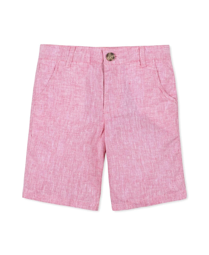Hope & Henry Toddler Boys Heirloom Linen Blend Short