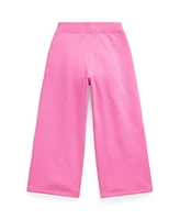 Polo Ralph Lauren Big Girls French Terry Wide-Leg Sweatpant
