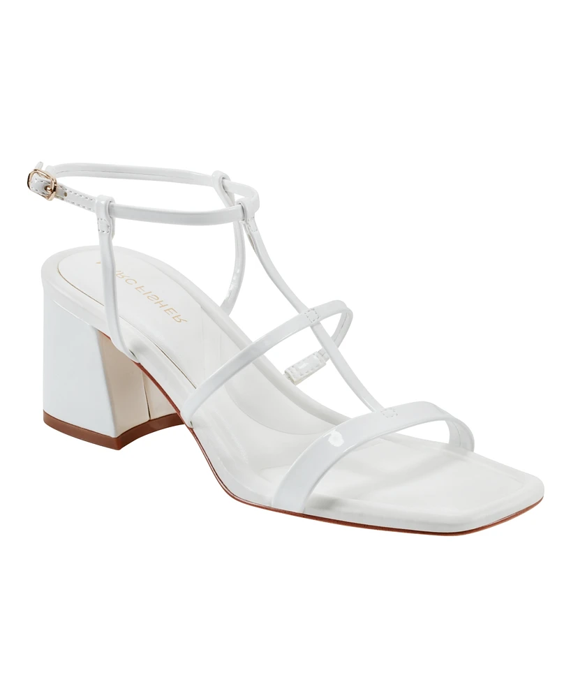 Marc Fisher Women's Gellyn Caged Block Heel Sandals