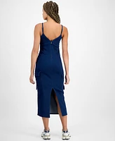 Tinseltown Juniors' Sleeveless Cargo Bodycon Dress