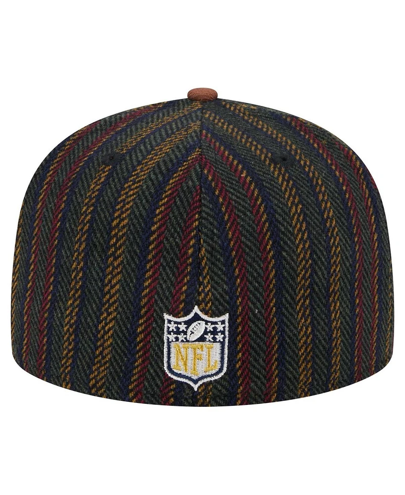 New Era Men's Las Vegas Raiders Vintage Herringbone 59FIFTY Fitted Hat