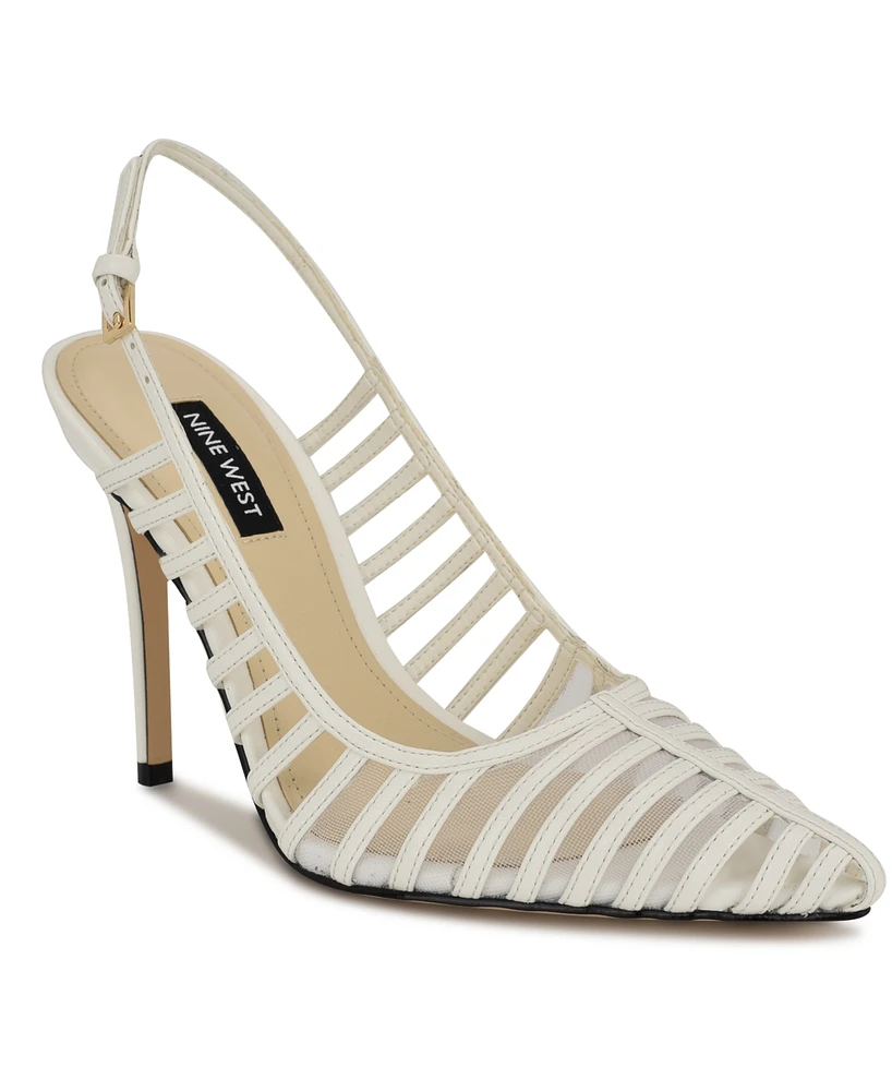 Nine West Women's Filane Stiletto Heel Pointy Toe Dress Pumps