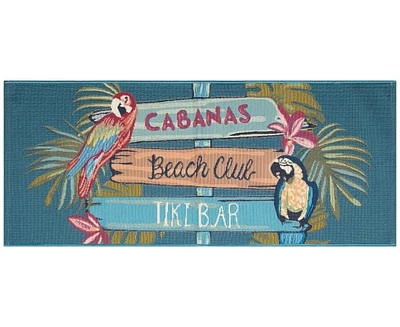 Liora Manne' Esencia Summer Signs 1'11"x4'11" Runner Area Rug