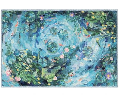 Liora Manne' Impressions Peace Pond 2'5"x3'11" Area Rug