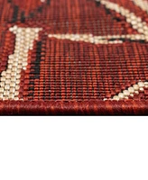 Liora Manne' Carmel Border 1'11"x4'11" Runner Area Rug