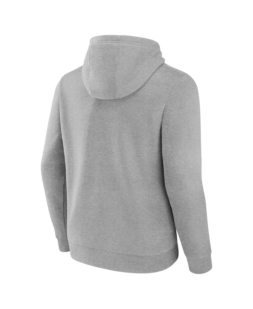Fanatics Men's Heather Gray New Orleans Saints Deliver Fleece Pullover Hoodie