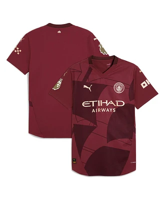 Puma Men's Burgundy Manchester City 2024/25 Third Authentic Jersey