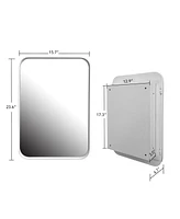 Space-Saving Medicine Cabinet with Mirror for Stylish Bathroom Storage