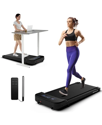 2.5HP Under Desk Treadmill for Home and Office Remote Control Led Display