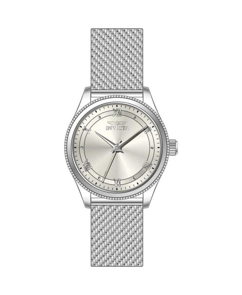 Invicta Women's 48486 Celestial Quartz 3 Hand Ivory Dial Watch