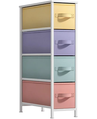 Sorbus Narrow 4 Drawers Dresser