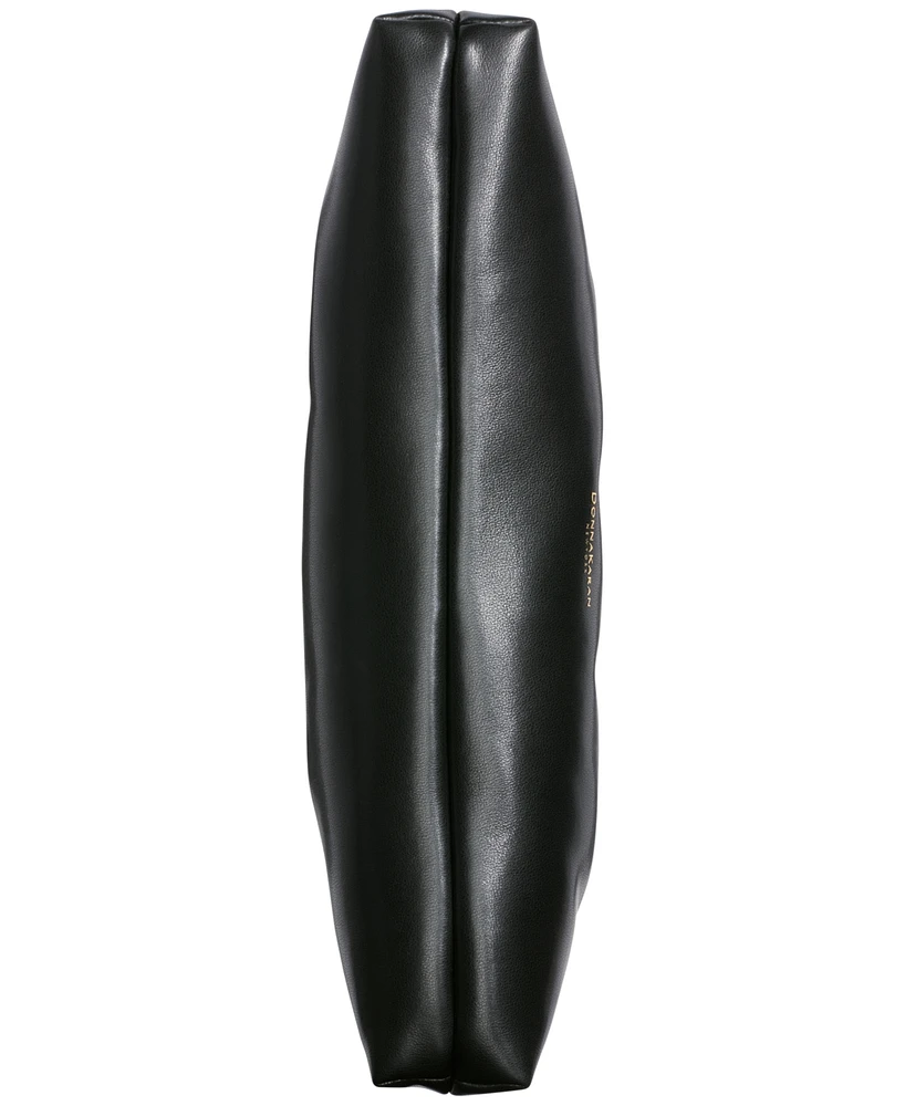 Donna Karan New York Southold Leather Clutch with Chain Strap