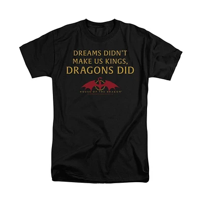 House Of The Dragon Big & Tall Not Dreams Short Sleeve Adult Tee / T-Shirt