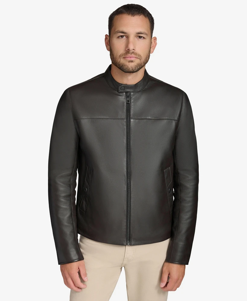 Men's Macalister Leather Racer Jacket
