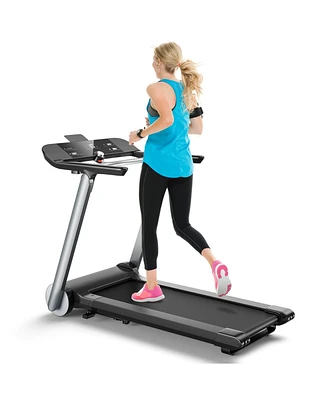 Italian Designed Folding Treadmill with Heart Rate Belt and Fatigue Button