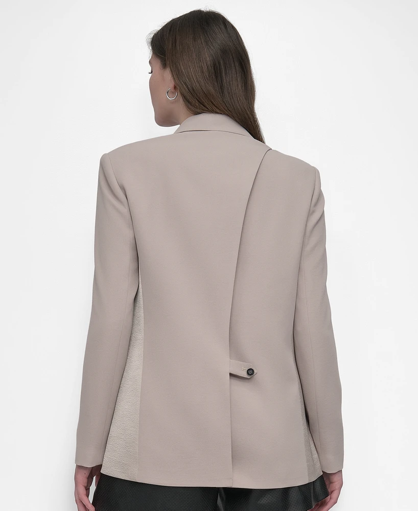 Dkny Women's Long-Sleeve Open-Back Jacket