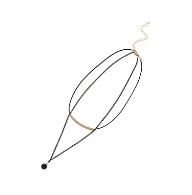 Bar Charm Multi-Layer Necklace