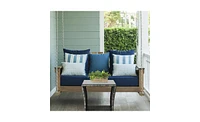 Outdoor Patio Wicker Side Table Stylish and Durable Table for Garden, Deck, or Patio Use