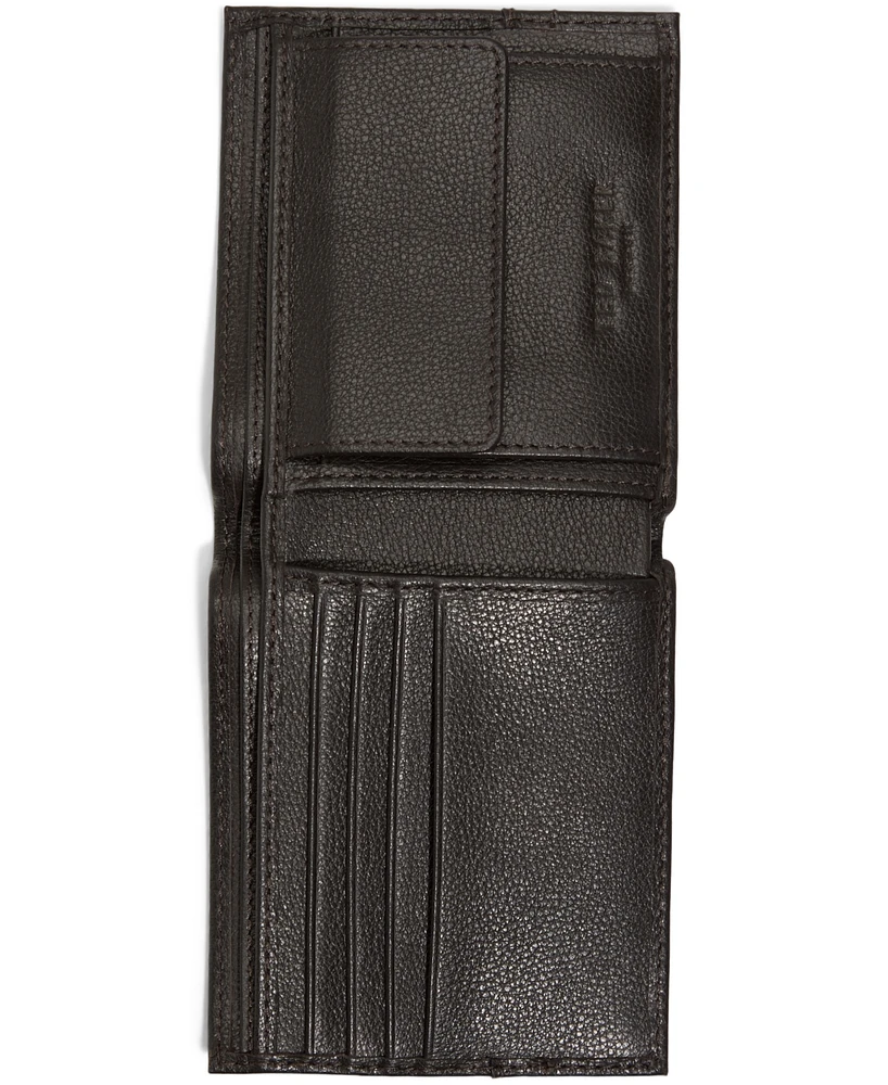 Ted Baker Pebble Dark Brown Leather Wallet