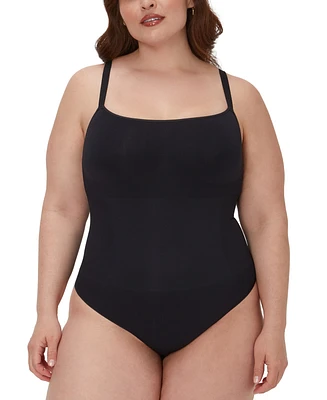 Maidenform Women's Everyday Seamless Shapewear Thong Bodysuit DMS830