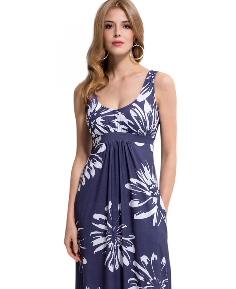 HotSquash London Women's Empire Line Maxi Dress