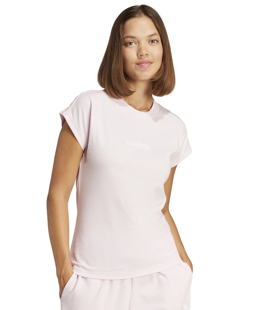 adidas Women's Essentials Linear Cotton T-Shirt