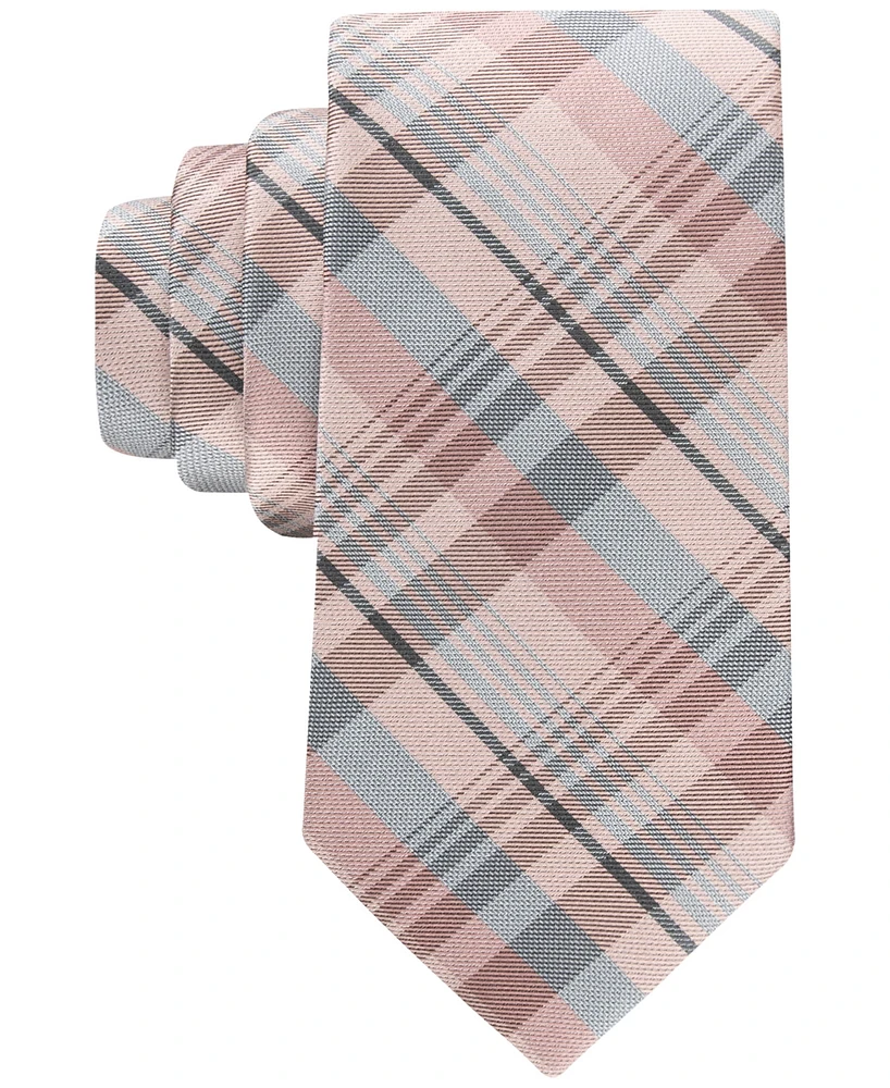 Calvin Klein Men's Bunker Plaid Tie