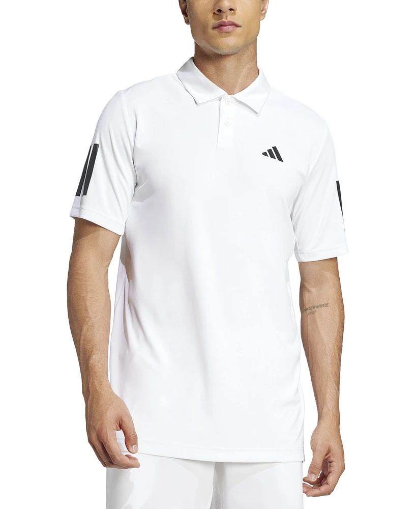 adidas Men's Club Tennis Climacool 3-Stripes Polo Shirt