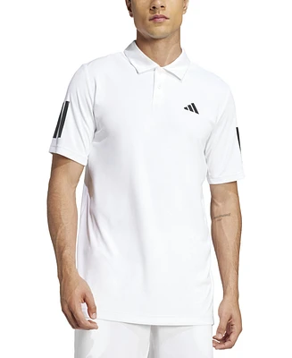 adidas Men's Club Tennis Climacool 3-Stripes Polo Shirt