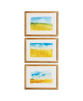 European Landscape Prints Set of 3