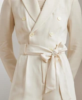 Lauren Ralph Lauren Women's Belted Double-Breasted Cady Romper