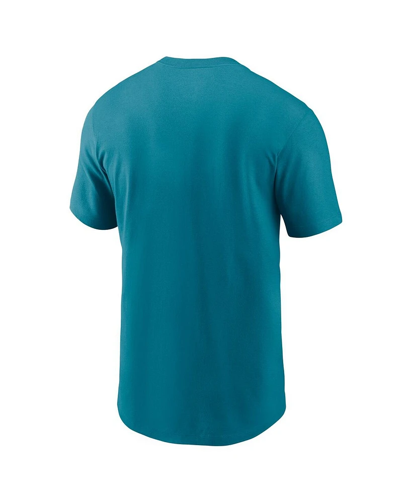 Nike Men's Teal Jacksonville Jaguars Faded Essential T-Shirt