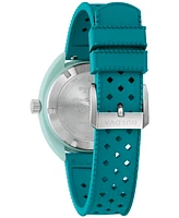 Bulova Men's Snorkel Green Hnbr Rubber Strap Watch 41mm