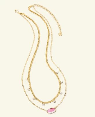 Macy's Flower Show Framed Elisa Multi Strand Necklace, Exclusively at Macy's