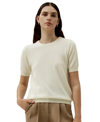 Lilysilk Women's Crew Neck Basic Knit Top