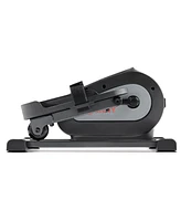 Sunny Health & Fitness Smart Motorized Mini Elliptical Trainer, Indoor Under-Desk Pedal Exerciser with Free SunnyFit App via Bluetooth