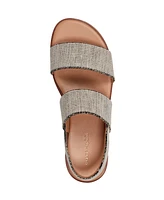 Easy Spirit Women's Lana Double Band Flat Slingback Sandals